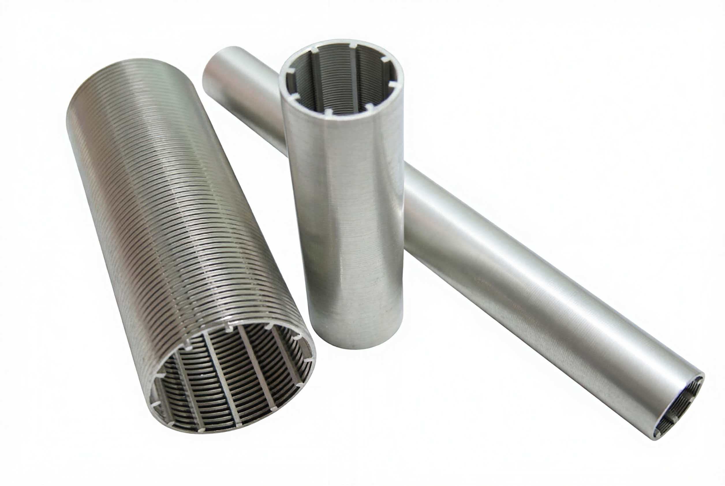Wedge wire slot tube